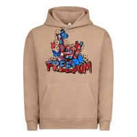 Pigment Burro freedom rock hand Urban Hoodie - Zillion Design Studio