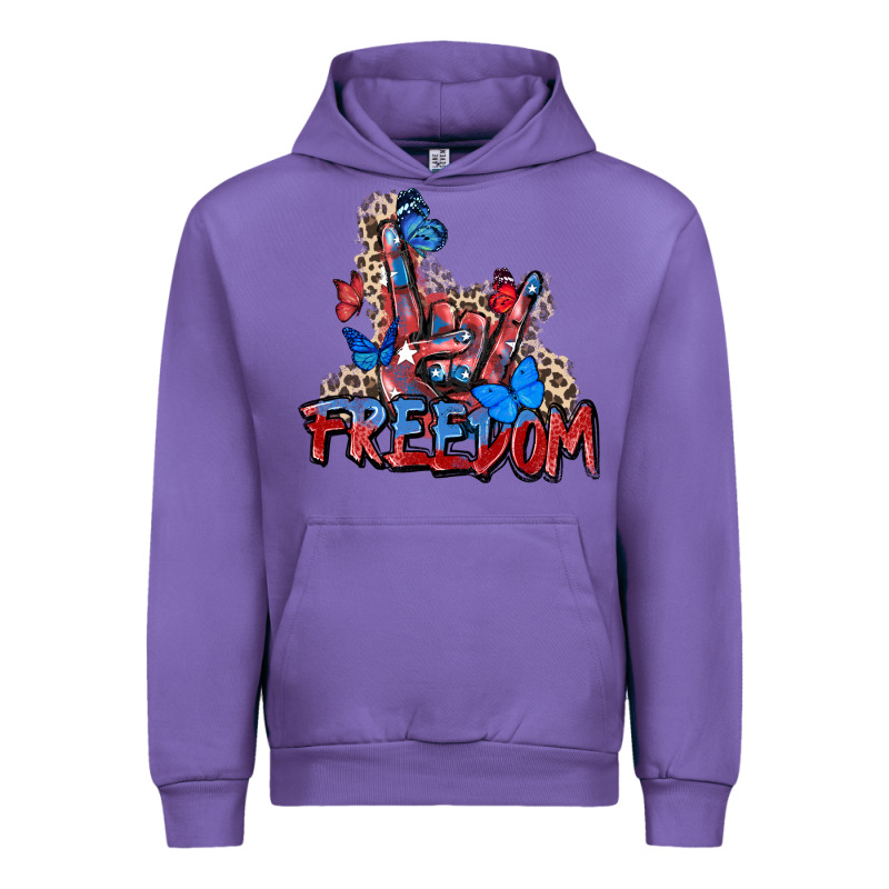 Freedom Rock Hand Urban Hoodie by Zillion Design Studio | Teevron