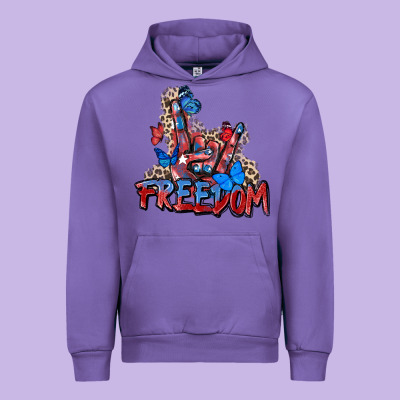 Freedom Rock Hand Urban Hoodie Designed By Zillion Design Studio