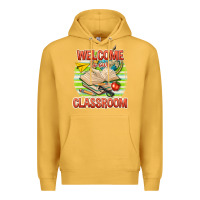 Mustard welcome to our classroom Premium Hoodie - texasbilliewilder