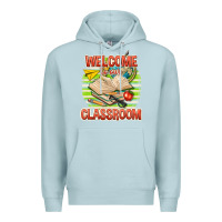 Blue Mist welcome to our classroom Premium Hoodie - texasbilliewilder