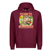 Burgundy welcome to our classroom Premium Hoodie - texasbilliewilder