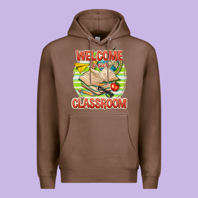 Welcome To Our Classroom Premium Hoodie Designed By Texasbilliewilder