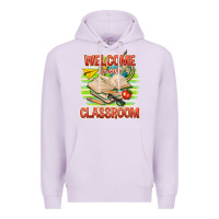 Lilac welcome to our classroom Premium Hoodie - texasbilliewilder