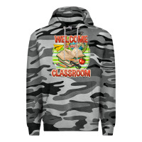 Slate Camo welcome to our classroom Premium Hoodie - texasbilliewilder