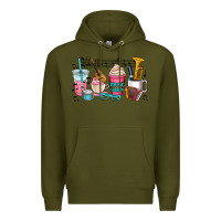 Army Green music teacher Premium Hoodie - AdoDesignShop