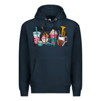 Navy music teacher Premium Hoodie - AdoDesignShop