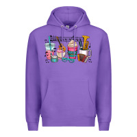Purple music teacher Premium Hoodie - AdoDesignShop