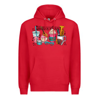 Red music teacher Premium Hoodie - AdoDesignShop