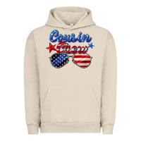 Pigment French Oak cousin crew Urban Hoodie - Zillion Design Studio