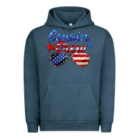 Pigment Midnight Navy cousin crew Urban Hoodie - Zillion Design Studio