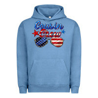 Pigment Pebble Blue cousin crew Urban Hoodie - Zillion Design Studio