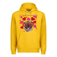 Lemon valentine's day  pug Premium Hoodie - RanaPortraitStore