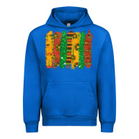 Cobalt black history brushstroke Urban Hoodie - texasbilliewilder