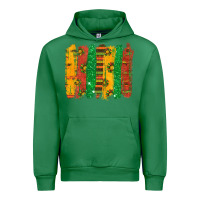 Emerald black history brushstroke Urban Hoodie - texasbilliewilder