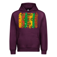 Mauve Wine black history brushstroke Urban Hoodie - texasbilliewilder