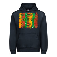 Navy black history brushstroke Urban Hoodie - texasbilliewilder