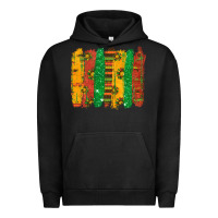 Pigment Black black history brushstroke Urban Hoodie - texasbilliewilder