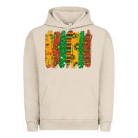 Pigment French Oak black history brushstroke Urban Hoodie - texasbilliewilder