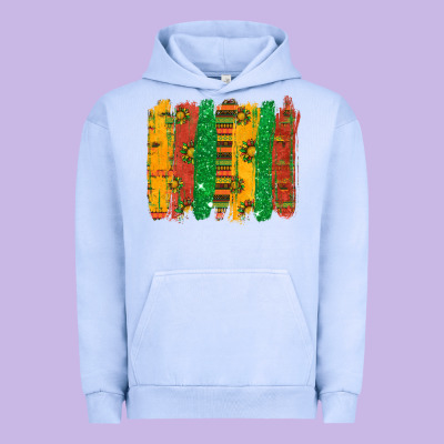 Urban Hoodie black history brushstroke
