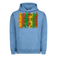 Pigment Pebble Blue black history brushstroke Urban Hoodie - texasbilliewilder