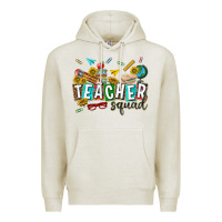 Oatmeal Heather western teacher squad Premium Hoodie - texasbilliewilder