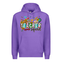 Purple western teacher squad Premium Hoodie - texasbilliewilder