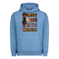 Pigment Pebble Blue black girls been magic Urban Hoodie - texasbilliewilder