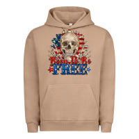 Pigment Burro born to be free skeleton Urban Hoodie - Zillion Design Studio