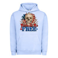 Pigment Grape Ice born to be free skeleton Urban Hoodie - Zillion Design Studio