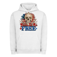 Pigment Lunar Rock born to be free skeleton Urban Hoodie - Zillion Design Studio