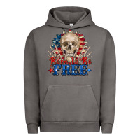 Pigment Tornado born to be free skeleton Urban Hoodie - Zillion Design Studio