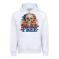 White born to be free skeleton Urban Hoodie - Zillion Design Studio