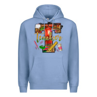 Colony Blue western teacher Premium Hoodie - texasbilliewilder