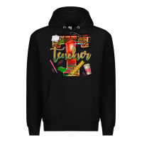 Black western teacher Premium Hoodie - texasbilliewilder