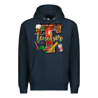 Navy western teacher Premium Hoodie - texasbilliewilder