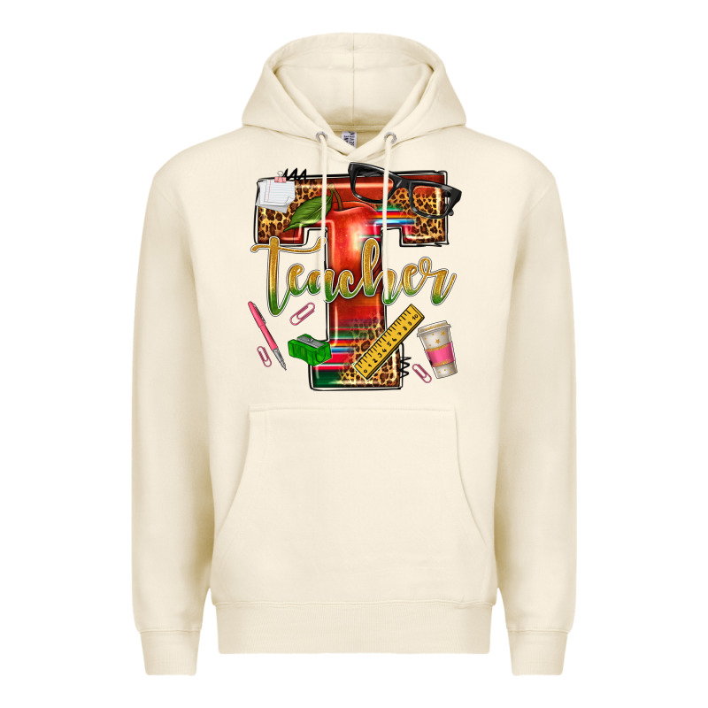 Western Teacher Premium Hoodie by texasbilliewilder | Teevron