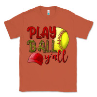 Copper Play Ball Y'all Softball Classic Tee - BundleAndBundleShop