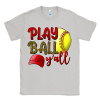 Moon Dust Play Ball Y'all Softball Classic Tee - BundleAndBundleShop