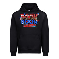 Black boom boom mama Urban Hoodie - Zillion Design Studio