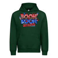 Foreset Green boom boom mama Urban Hoodie - Zillion Design Studio