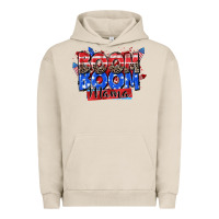 Pigment French Oak boom boom mama Urban Hoodie - Zillion Design Studio