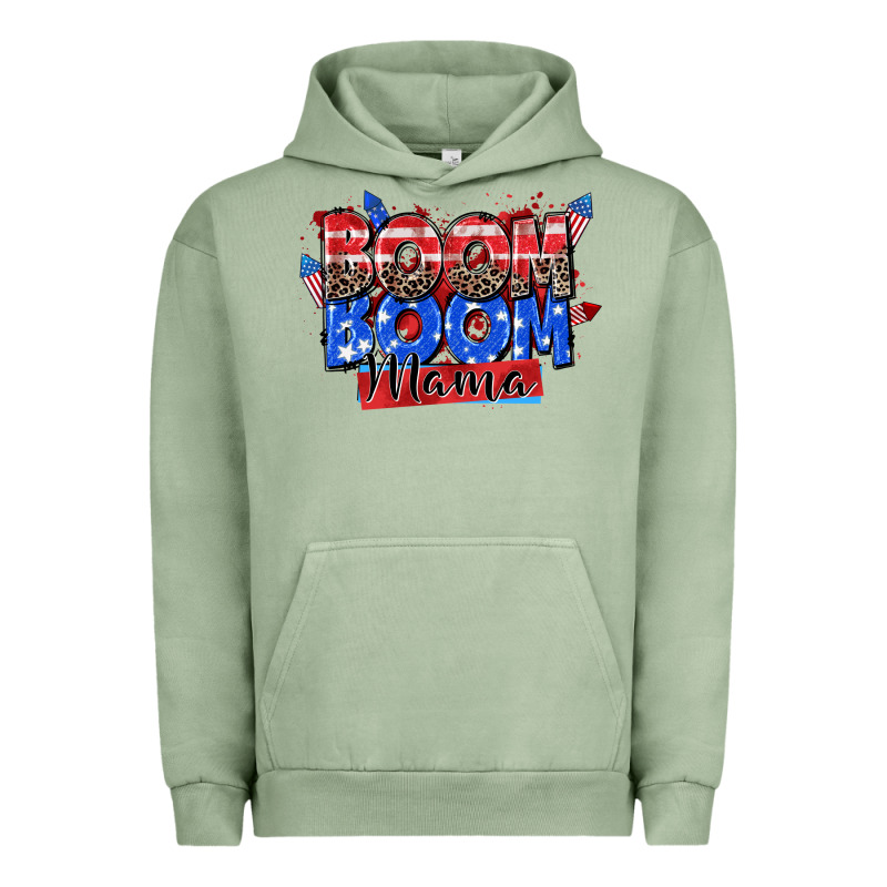 Boom Boom Mama Urban Hoodie by Zillion Design Studio | Teevron