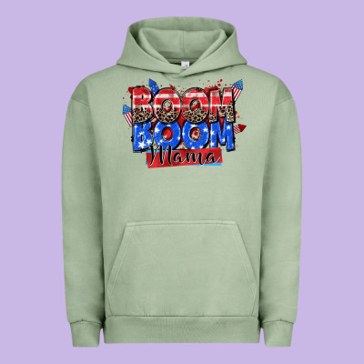 Boom Boom Mama Urban Hoodie Designed By Zillion Design Studio