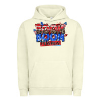 Pigment Pistachio boom boom mama Urban Hoodie - Zillion Design Studio