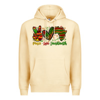 Pina Colada peace love juneteenth Premium Hoodie - Zillion Design Studio