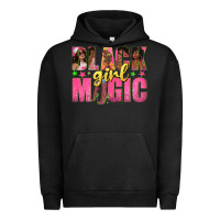 Pigment Black black girl magic with afro black women Urban Hoodie - texasbilliewilder