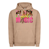 Pigment Burro black girl magic with afro black women Urban Hoodie - texasbilliewilder