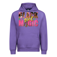 Tulip black girl magic with afro black women Urban Hoodie - texasbilliewilder