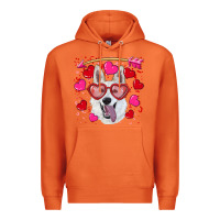 Carrot valentine's day  white shepherd Premium Hoodie - RanaPortraitStore